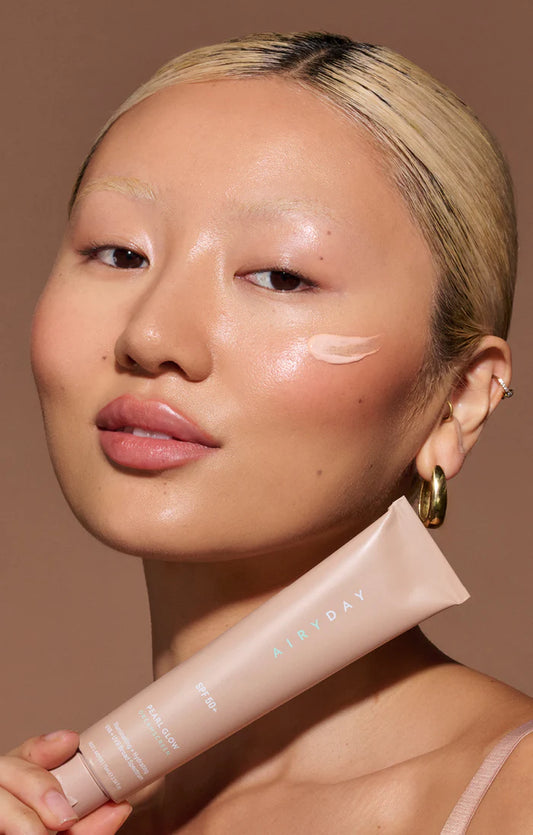 AIRYDAY Pearl Glow SPF50+ Dreamscreen 75ml — pearlescent tinted sunscreen