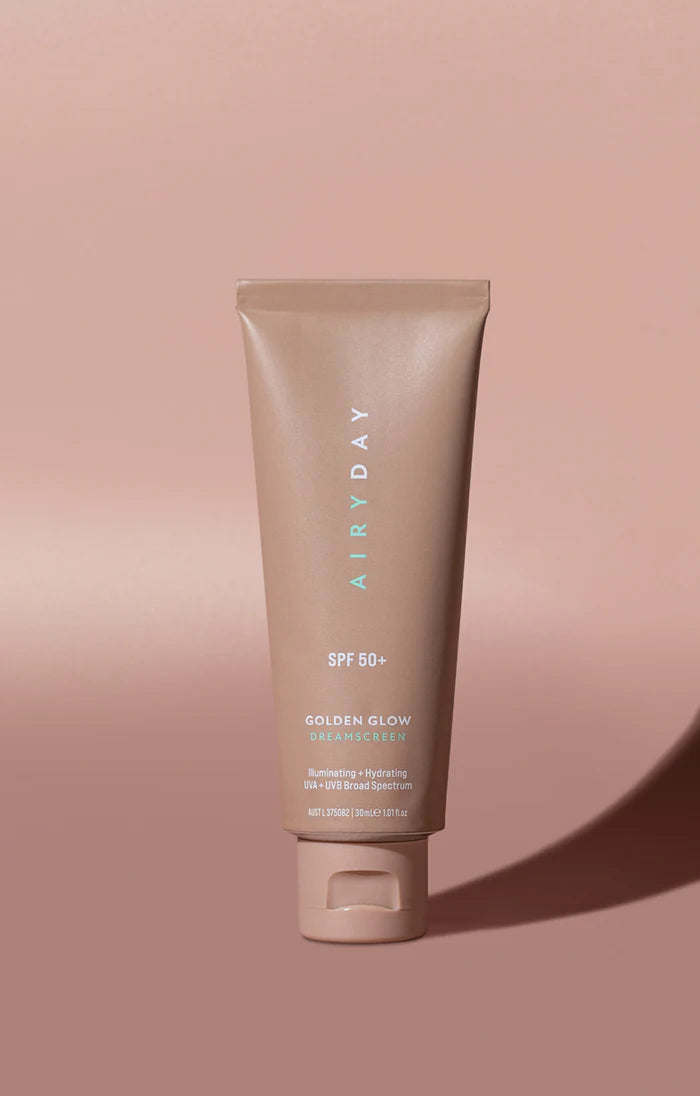 AIRYDAY Golden Glow SPF50+ Dreamscreen 75ml — sheer tinted glow sunscreen
