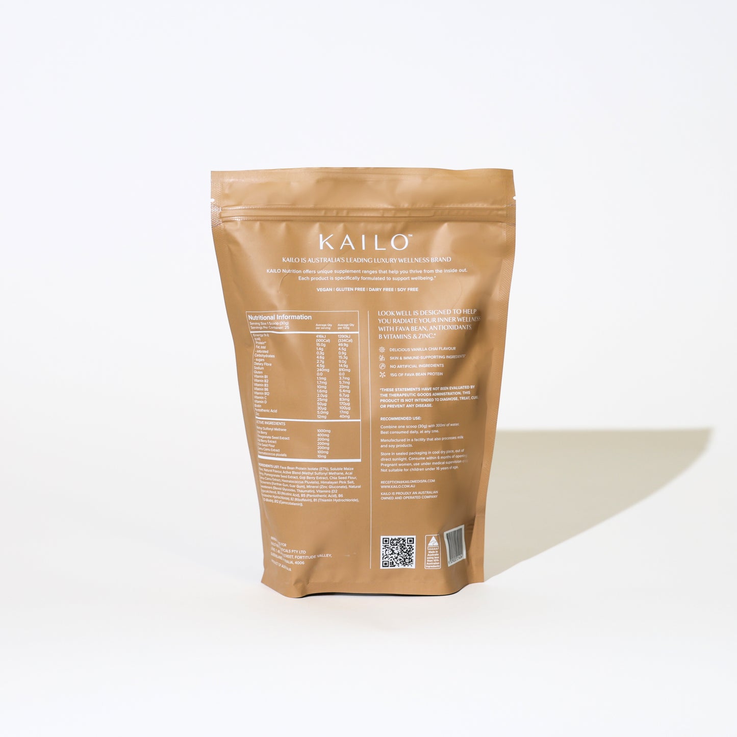 Plant Well (Plant Protein Super Blend) — Vanilla Chai 750g