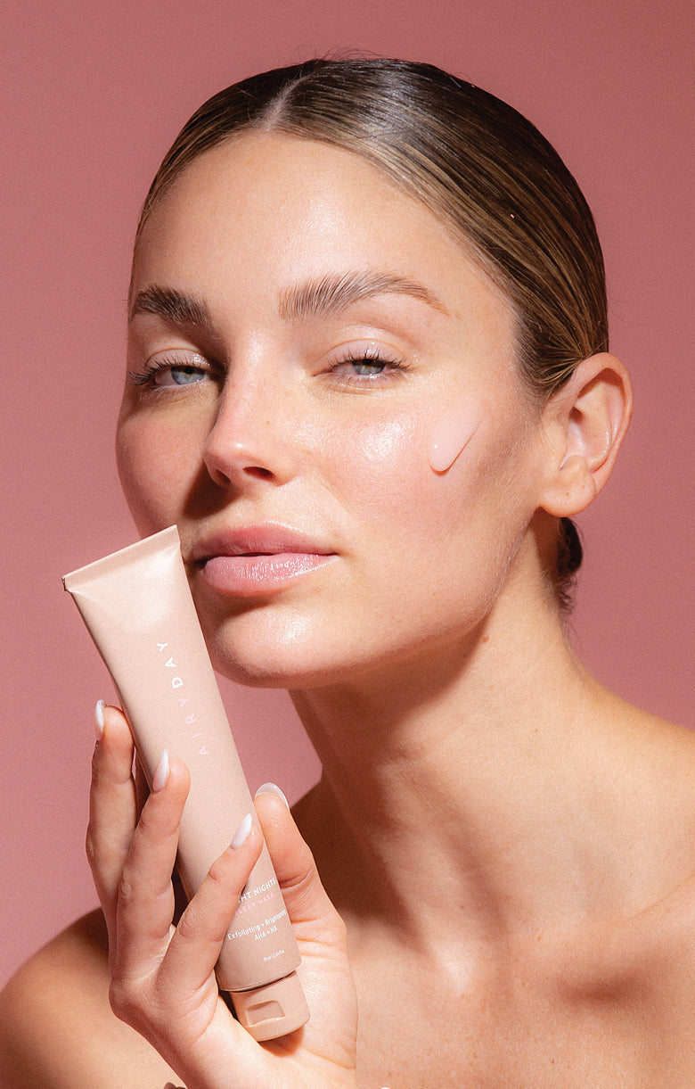 AIRYDAY Bright Nights Sleep Mask 75ml — AHA exfoliating overnight gel mask