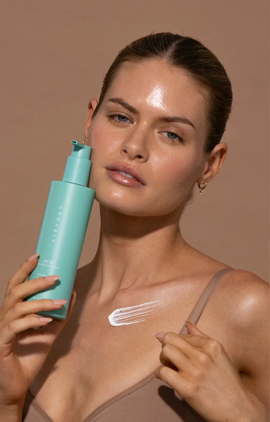 AIRYDAY Tough Luxe SPF50 Dreamscreen 275ml — 4-hour water resistant sunscreen for face body and hands